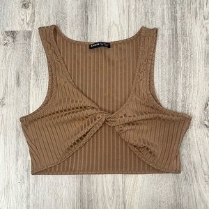 Criss cross crop top